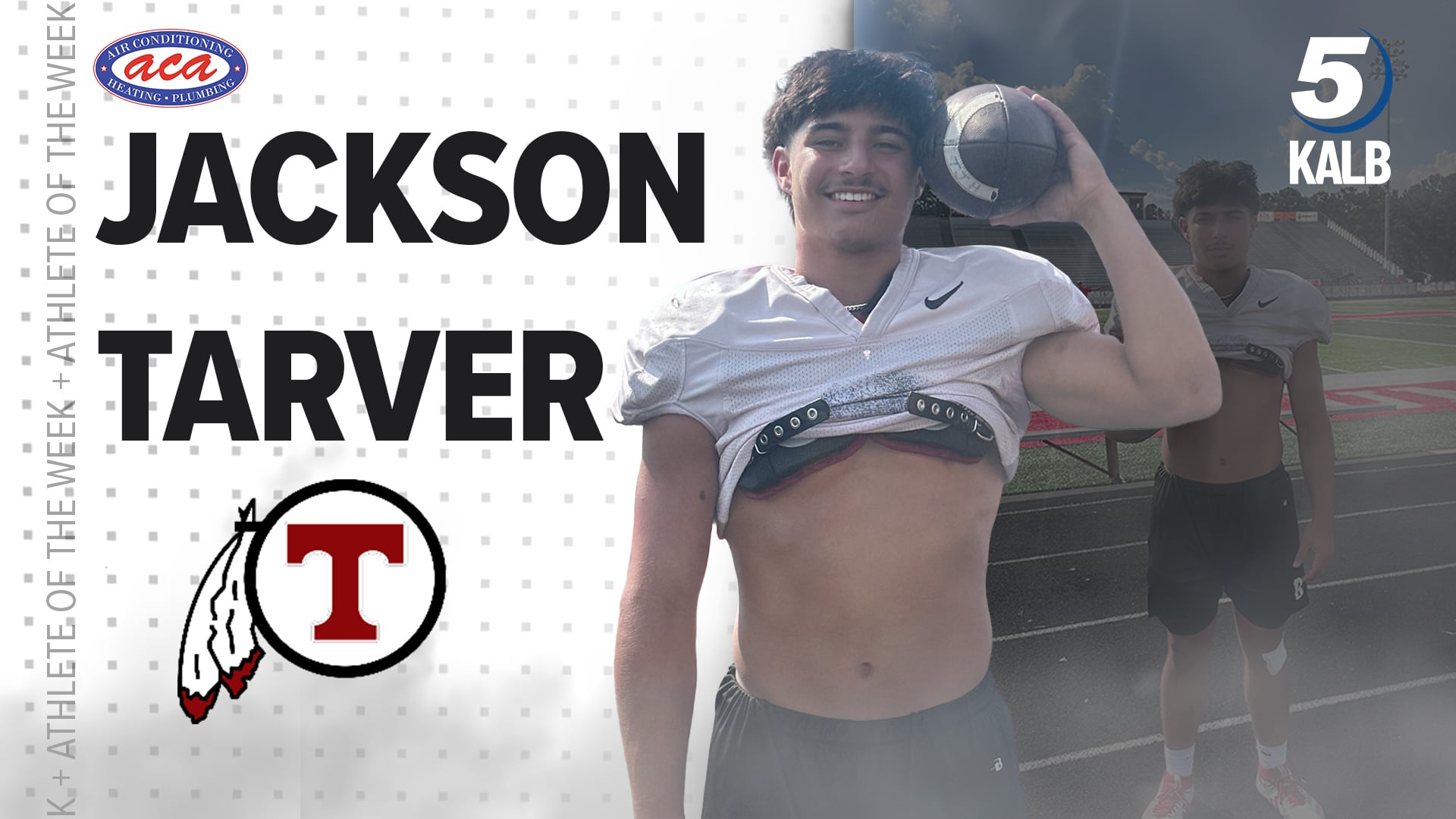 Tioga High Senior Jackson Tarver Named ACA Athlete of the Week