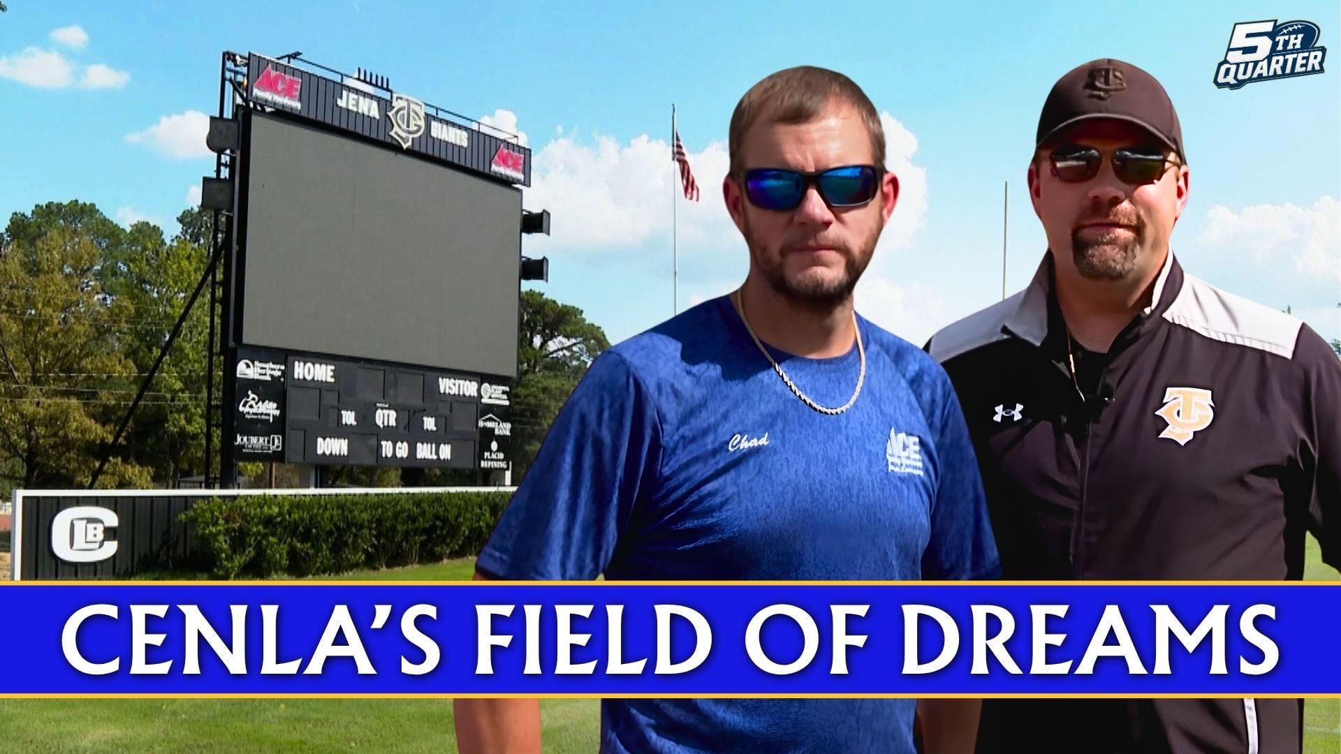 Brothers Fund and Build Scoreboard for Louisiana Alma Mater