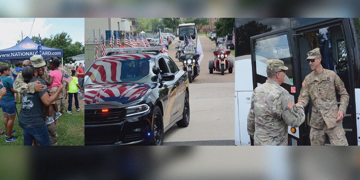 Lala Rasheed Guard Bossier City based La. Guard unit returns home from Afghanistan
