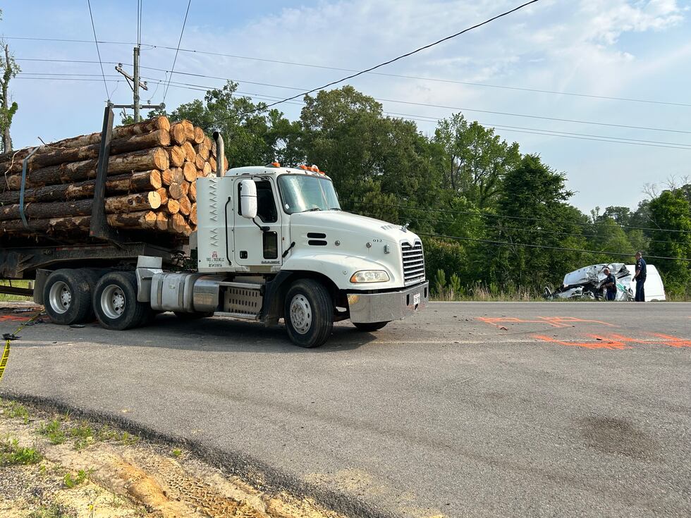 Emergency officials respond to a crash near the intersection of Mt. Pleasant Road and Barnett...