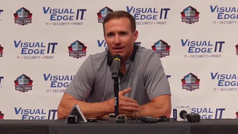 Drew Brees wants his Hall of Fame celebration to honor the fans, people and places that helped...