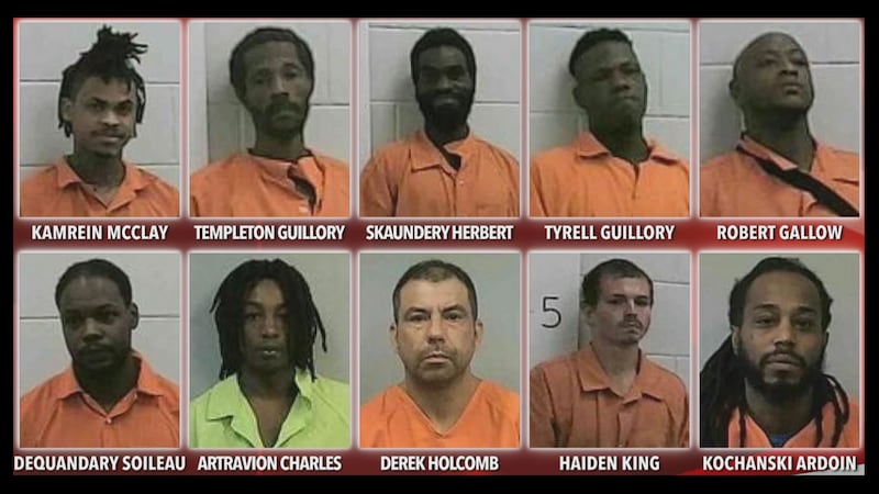 Several Evangeline Parish inmates are accused of smoking Bible pages in jail.