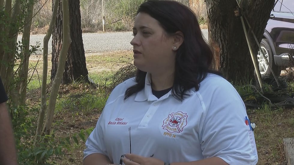 Flatwoods Fire Chief Rebecca Knight