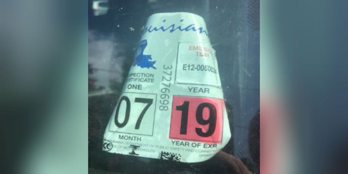 Not Inspected Sticker Is your inspection sticker not sticking?