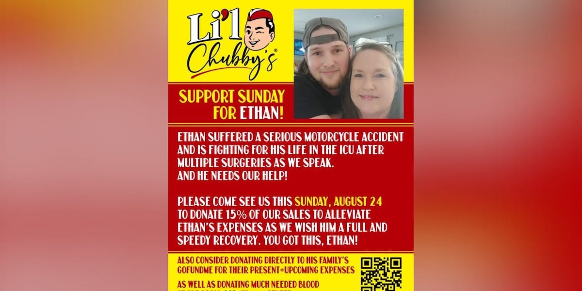 Cenla restaurant plans fundraiser for motorcycle accident survivor