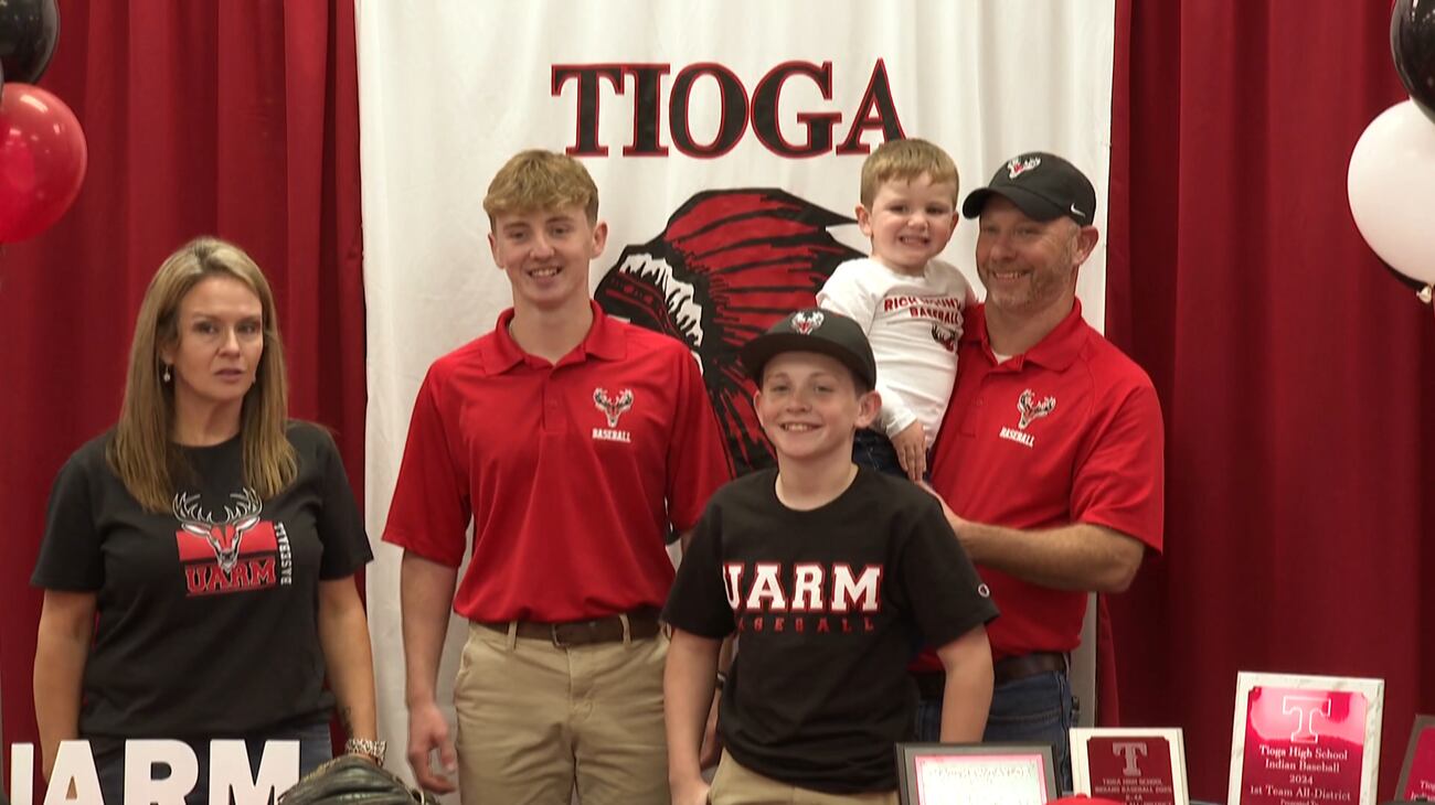 Tioga High School senior signs with the University of Arkansas Rich