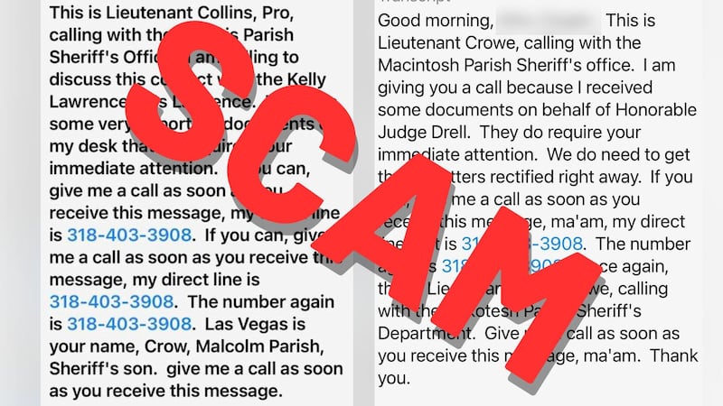 NPSO has put out a warning after they received reports of multiple fake text messages.