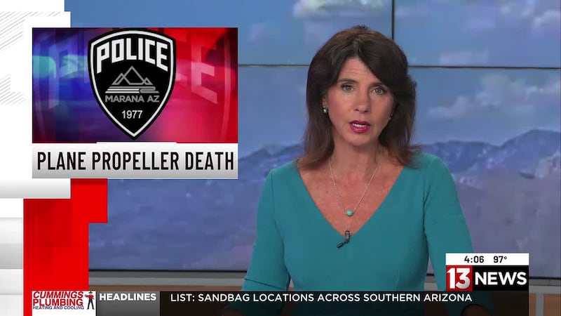 A man was killed after walking into a spinning propeller at the Marana Regional Airport on...